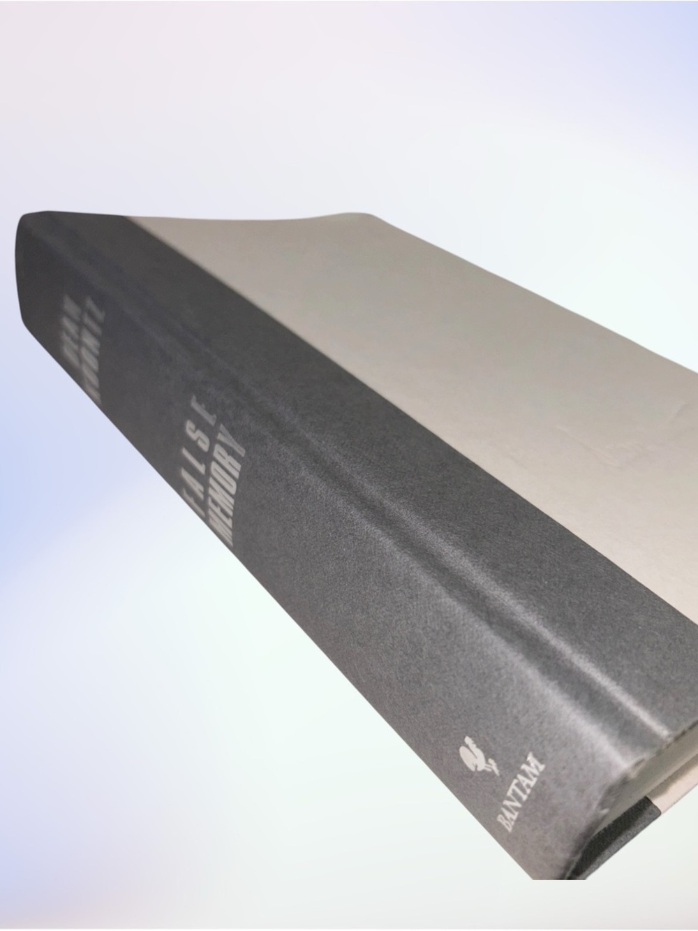 Dean Koontz "False Memory" Hardcover Book - Pale Pink Gradient Cover - Picture 5 of 5